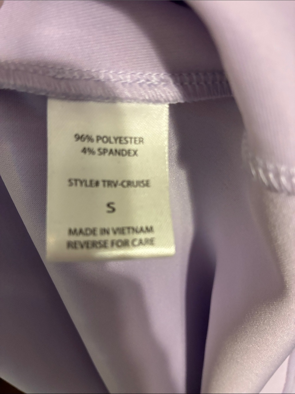 Dear Scarlett Sleeveless Lilac Polo Mini Dress - (scuba material) - Picture 4 of 10
